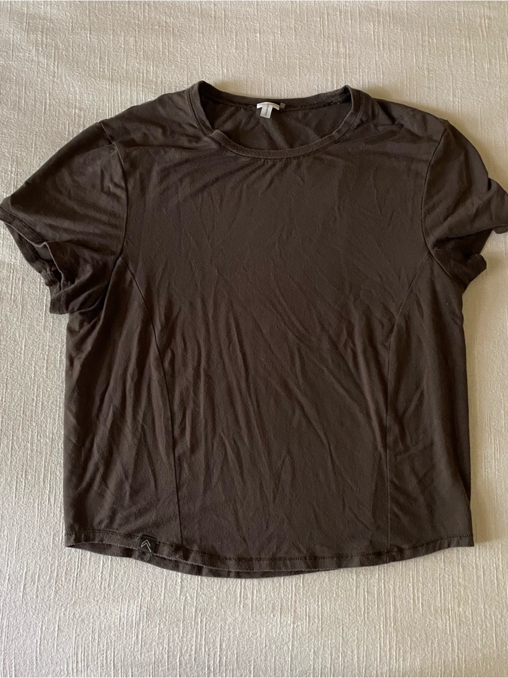 Oner Active Mellow Soft Mocha Crop Shirt